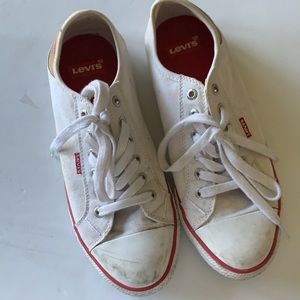 Levi’s white shoes